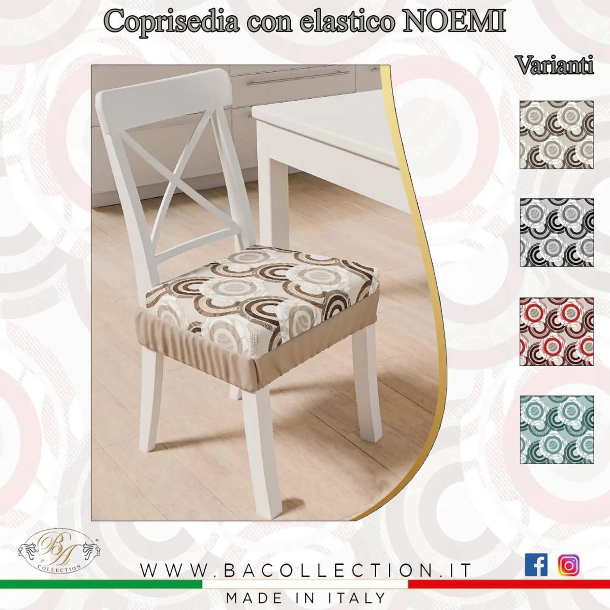 Coprisedia con Elastico 2PZ