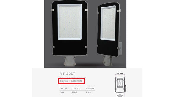 Armatura stradale LED 30 W 6400 K
