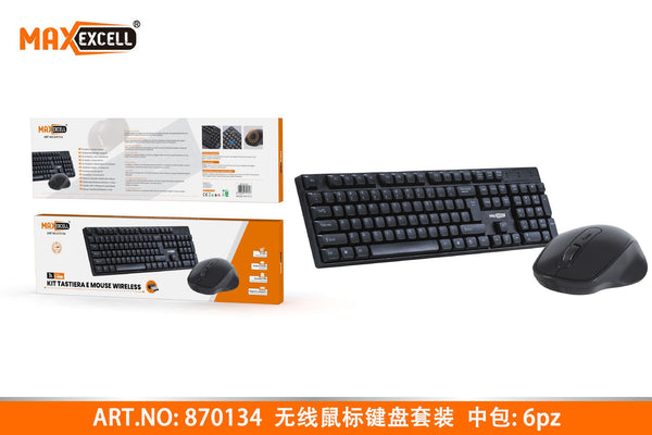 Kit Tastiera e Mouse Wireless