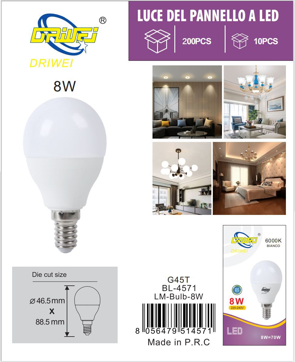 Lampadina LED — 8 W