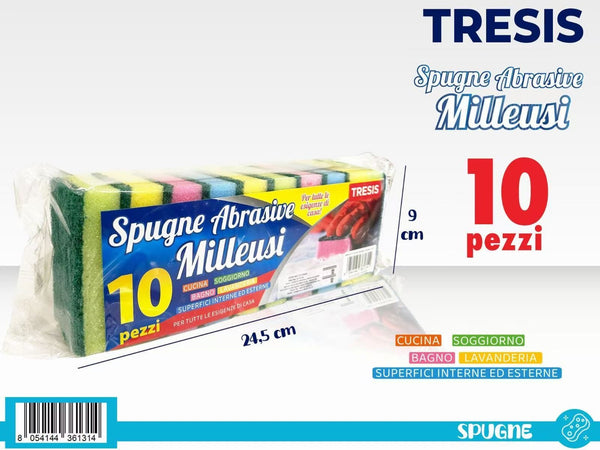 TRESIS SET 10 SPUGNA CUCINA
