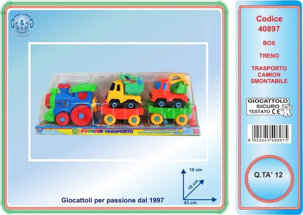 Veicolo giocattolo – BOX TRENO TRASPORTO CAMION LIP40897