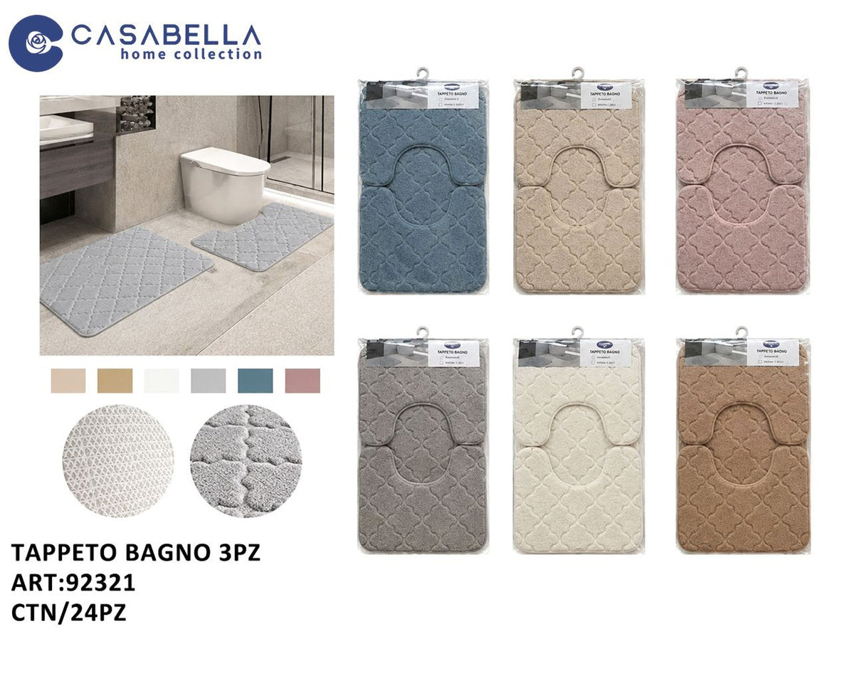 Tappeto Bagno 3PZ