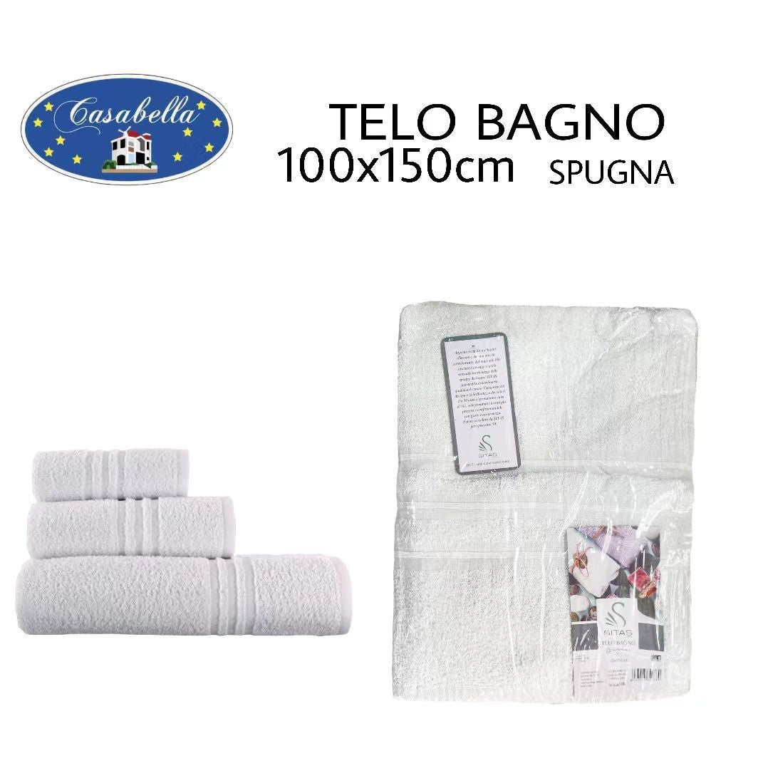Telo Bagno Spugna 100X150
