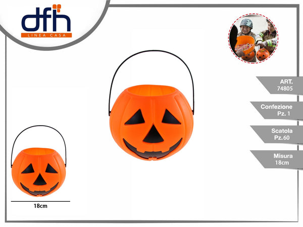 Secchiello portadolcetti Halloween, modelli assortiti
