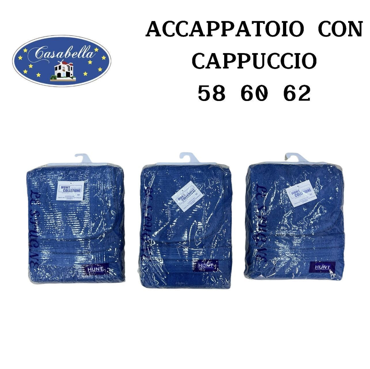 Accappatoio con Cappuccio TAGLIA:58 60 62