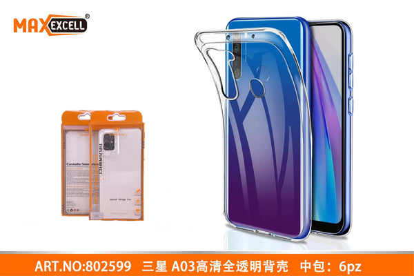 Cover per Samsung Galaxy A03S — Trasparente