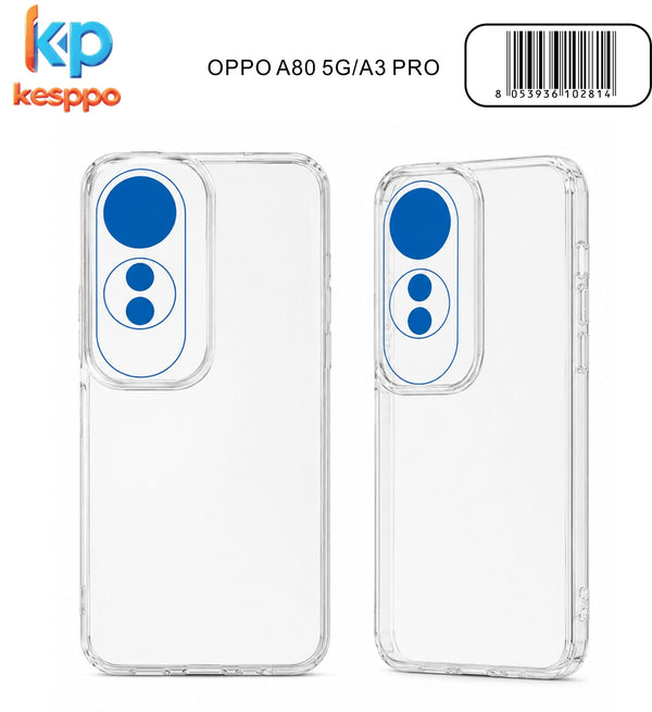 Custodia per OPPO A80 5G / A3 Pro – trasparente, in silicone