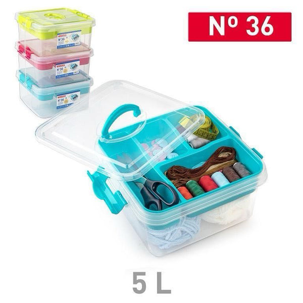 SCATOLA PLASTICA N36 5L 24.5X26.5X13.5CM