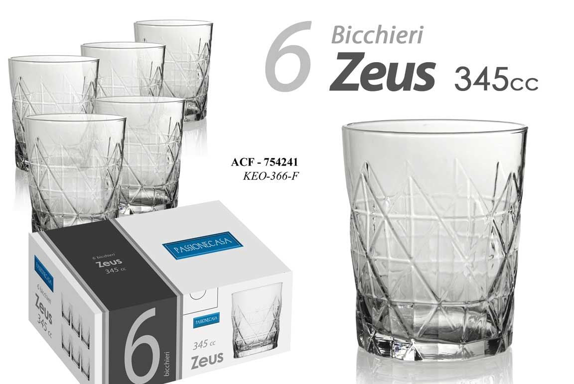 Bicchiere KEO366F, 345 cc, confezione da 6 pezzi