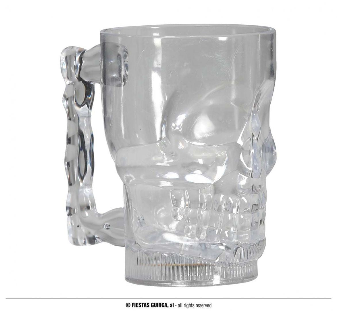 Boccale a teschio con luce, 700 ml