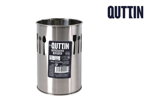 QUTTIN PORTA POSATE INOX 10XH15CM