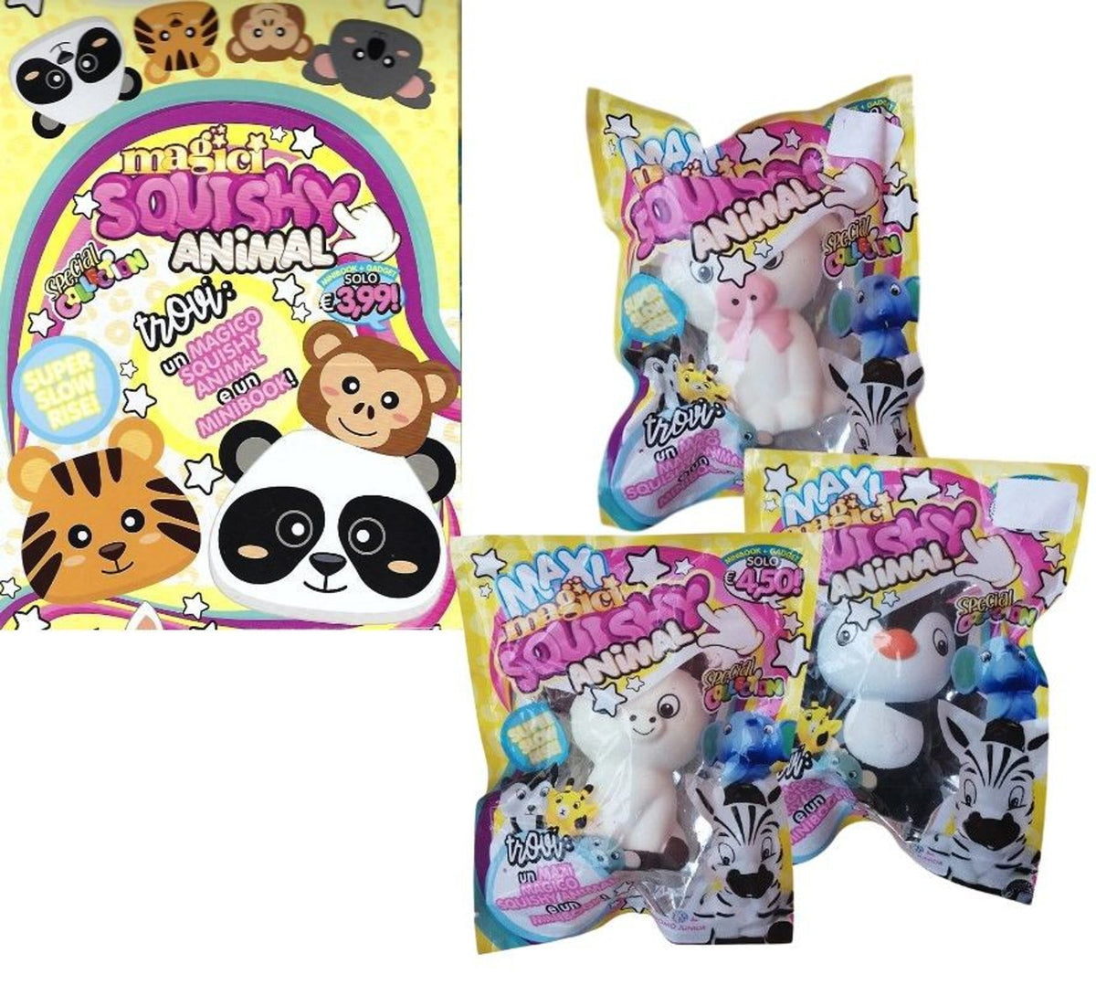 Personaggio o figura giocattolo – SQUISHY ANIMALI ASS