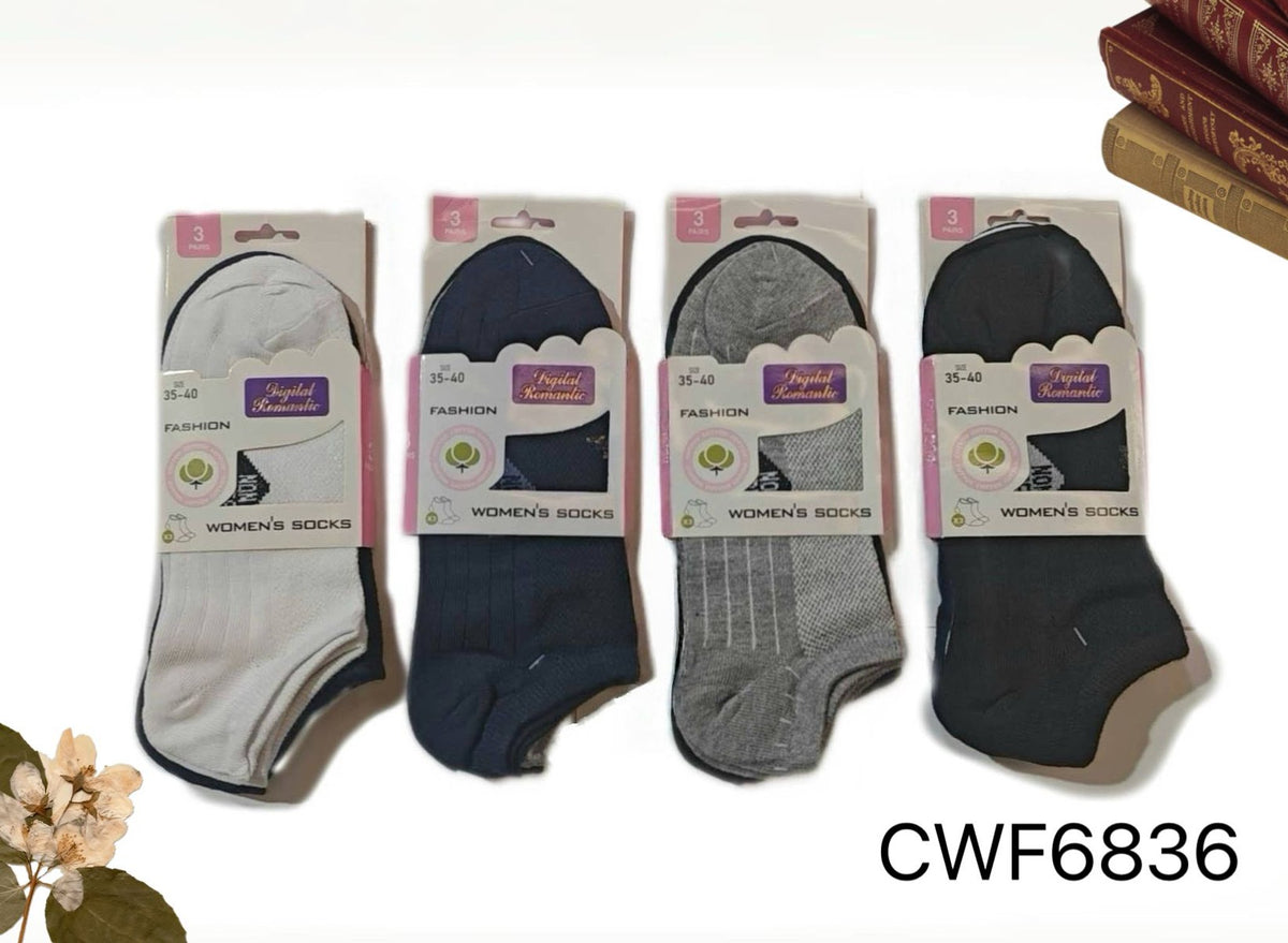 Fantasmini donna CWF6836 - confezione da 12 paia