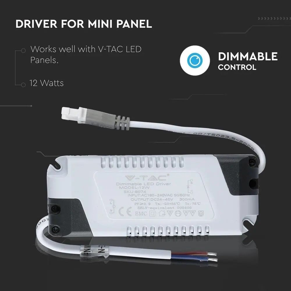 Driver LED V-TAC dimmerabile 12 W 300 mA