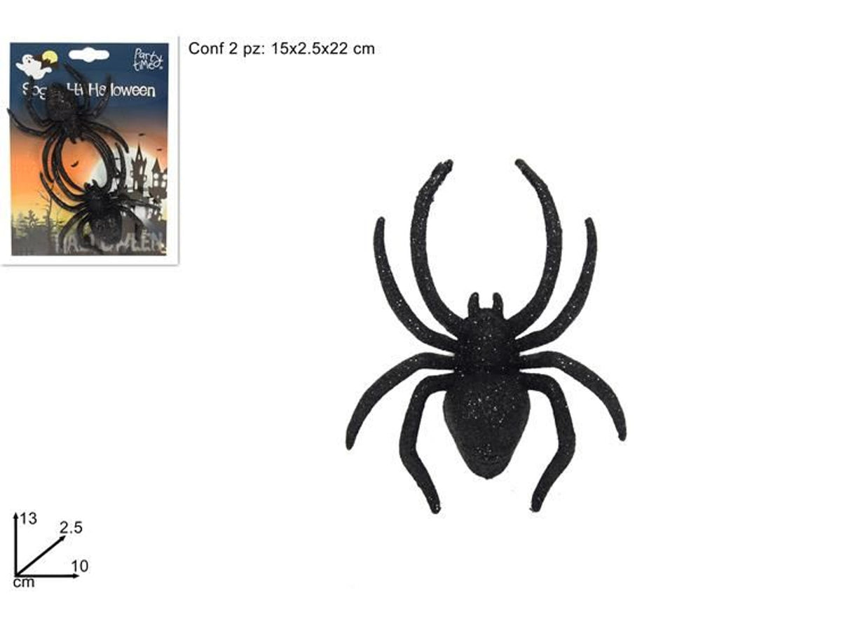 Ragni decorativi Halloween, set da 2