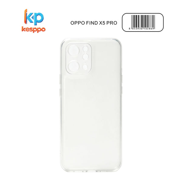 Custodia per OPPO FIND X5 Pro – trasparente, in silicone