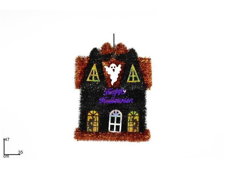 Casa stregata decorativa da appendere, 47 cm