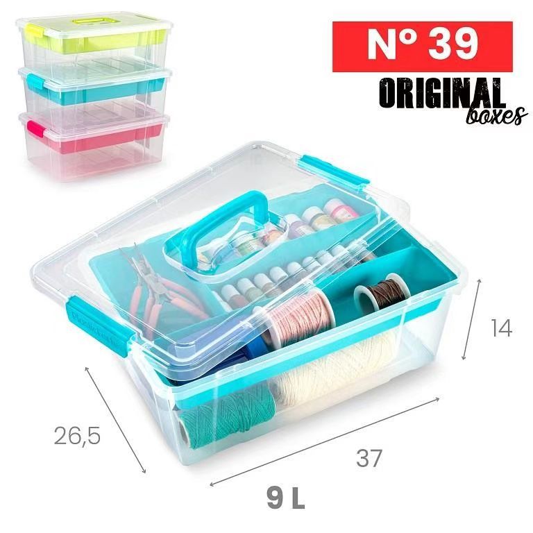 SCATOLA N39 9L PLASTICA CON VASSOIO
