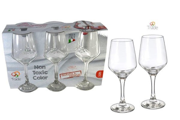 TRADE CALICE REGINA VETRO 6PZ VINO 32CL IN CARTONETTA