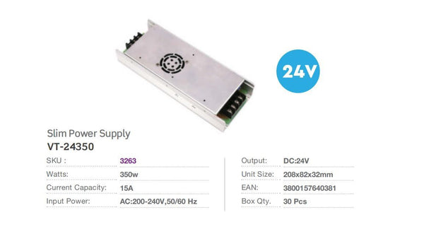 Alimentatore LED 350 W 24 V IP20