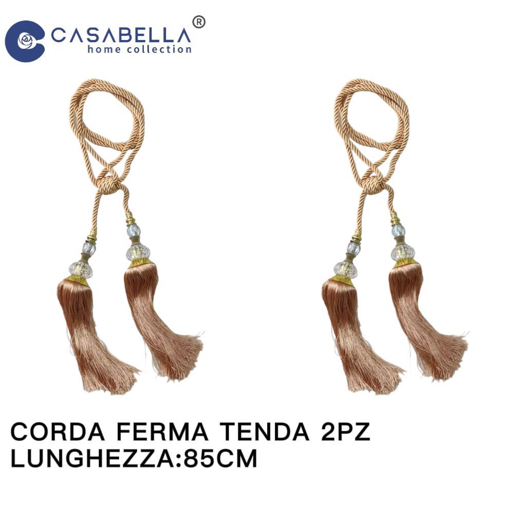 Corda Ferma Tenda 2PZ Marrone Chiaro