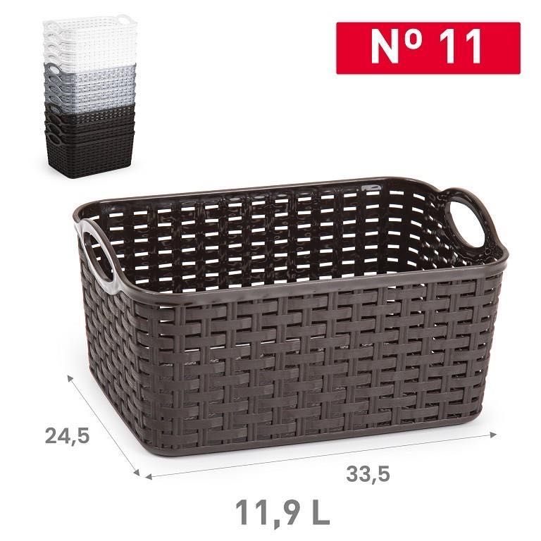 CESTA RATTAN N11 11.9L 24.5X33.5CM