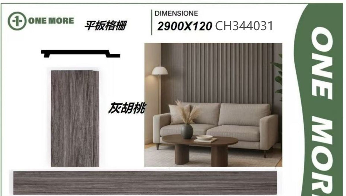 Pannello a doghe in ps 2.9m*120x12