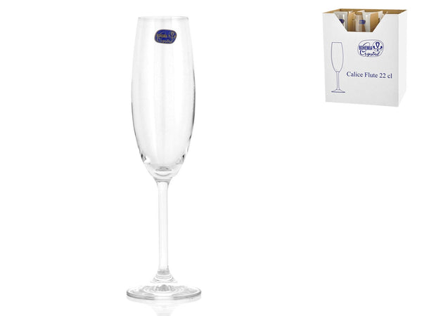 PENGO 6 CALICE VETRO ENOTECA FLUTE CL22