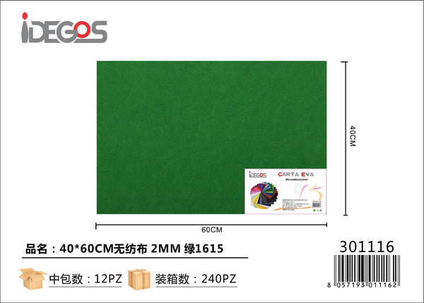 Foglio in tessuto non tessuto, 40 x 60 cm, 2 mm