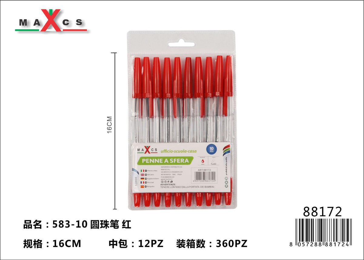 Penna a sfera 583-10, rosso
