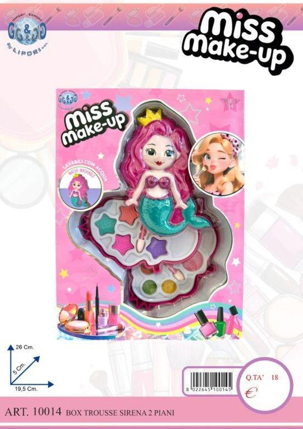 Prodotto per il trucco – BOX TROUSSE SIRENA 2 PIANI LIP10014