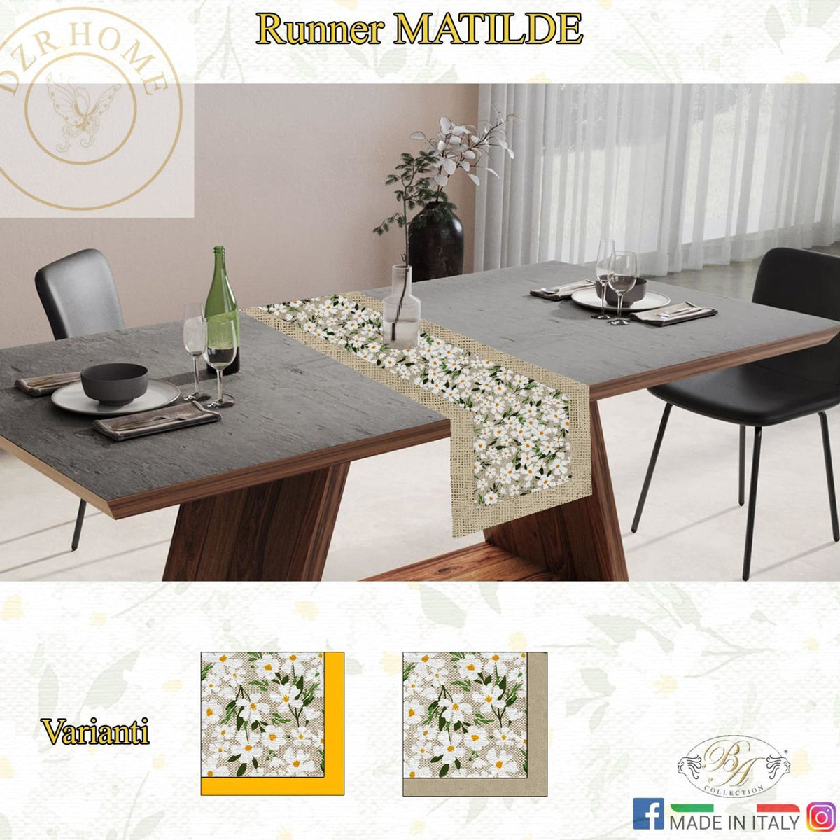 RUNNER BA MATILDE 45X140CM