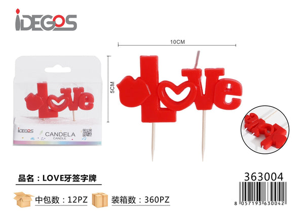 Candeline rosso in love