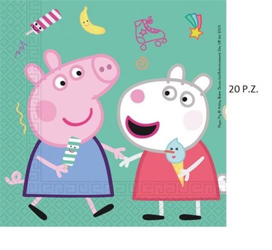 Tovagliolo o tovaglia per feste – TOVAGLIOLO 33CM PEPPA PIG 5PR91034