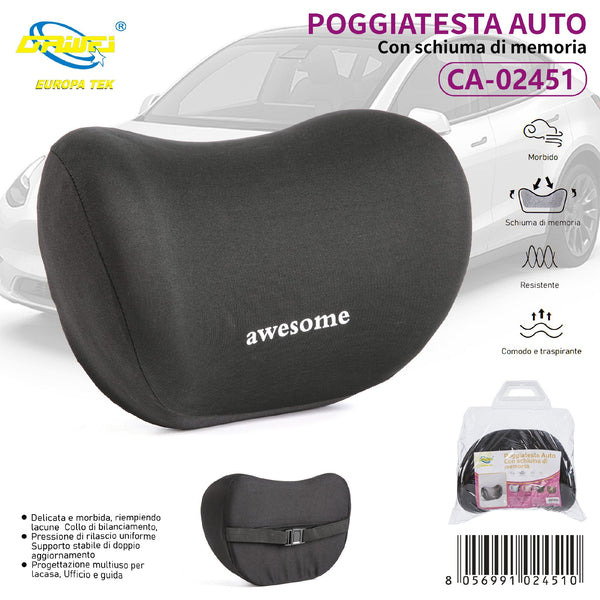 Poggiatesta in memory foam