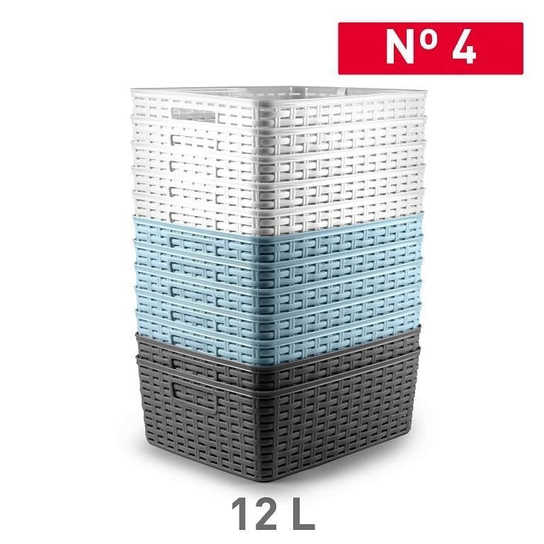 CESTA RATTAN 12L N4 30X37.5X13.5CM
