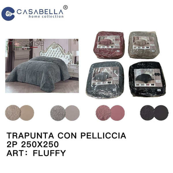 Trapunta con Pelliccia 2P 250X250
