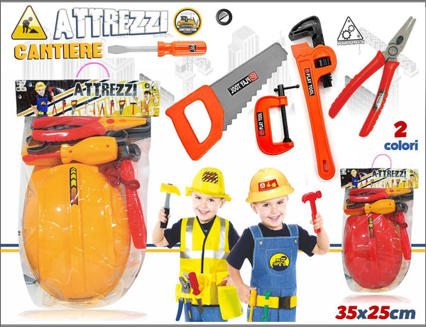 Set mestiere giocattolo – ATTREZZI CANTIERE INT06864