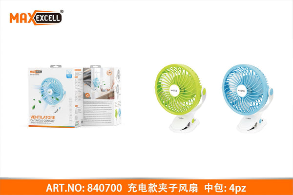 Ventilatore da Tavolo con Clip