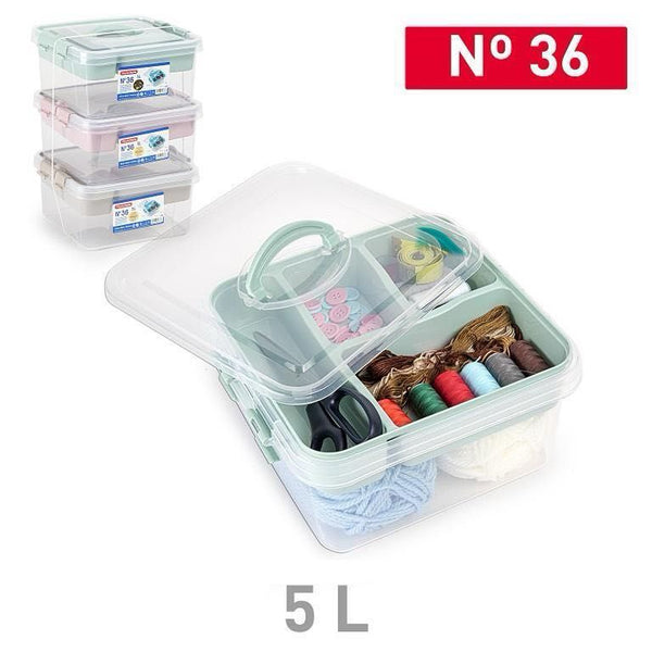 SCATOLA PLASTICA N36 5L 24.5X26.5X13.5CM