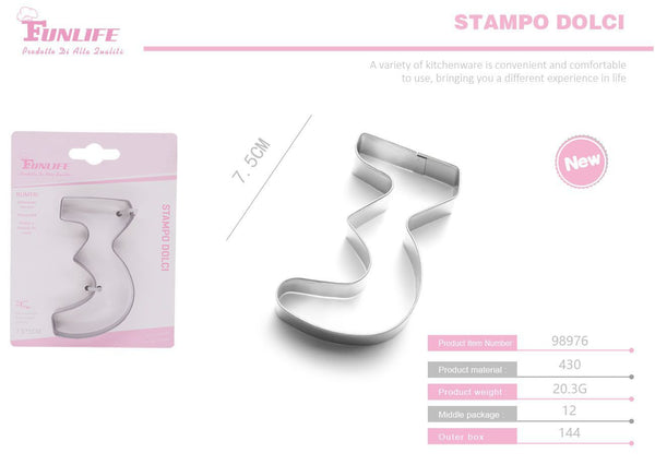 Stampo per biscotti a forma di numero 3