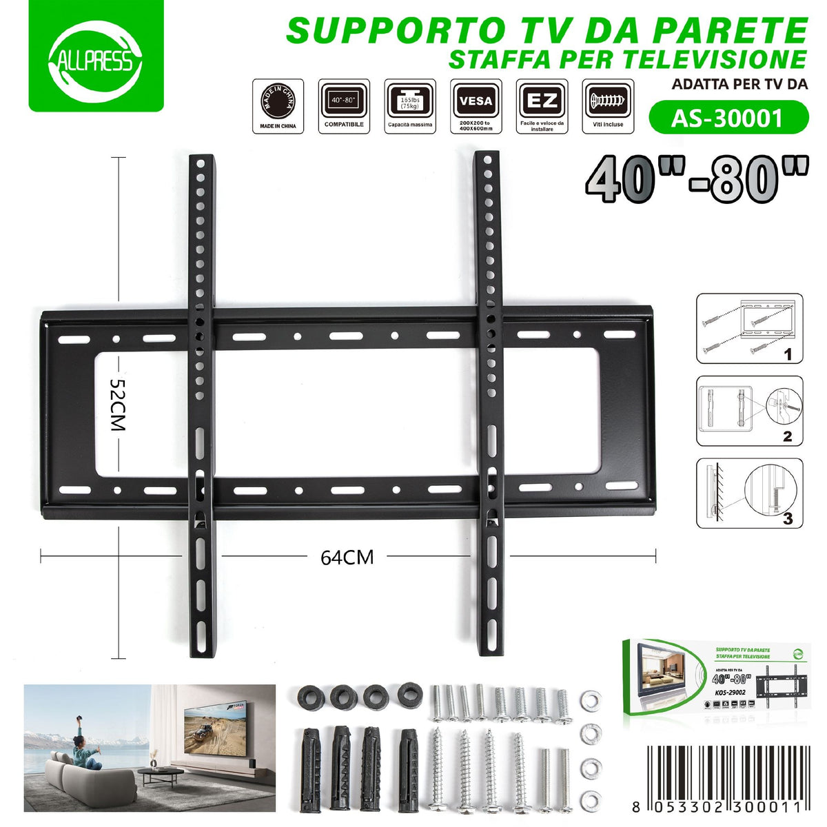 Supporto per televisore