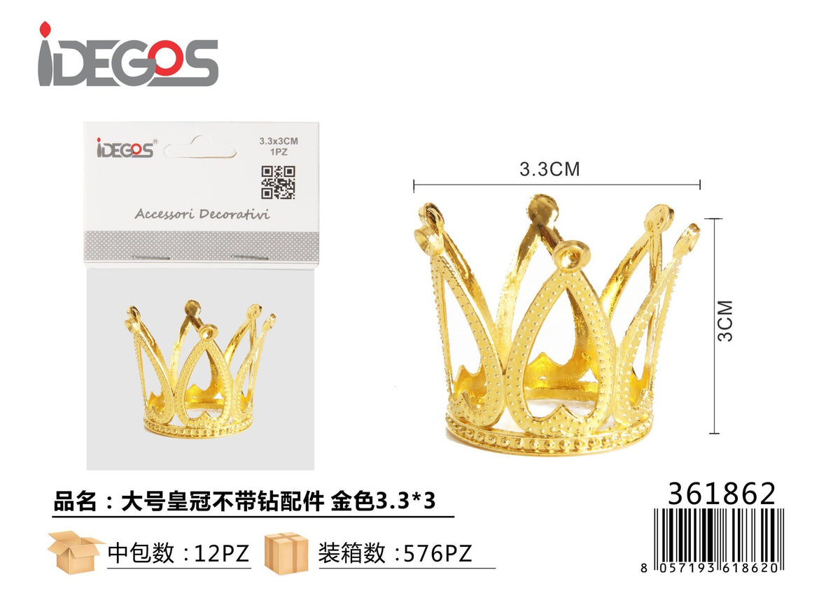 Decorazione Corona grande senza strass