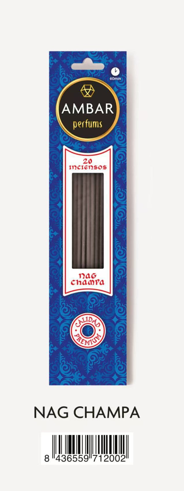 AMBRA INCENSO 20PZ NAG CHAMPA