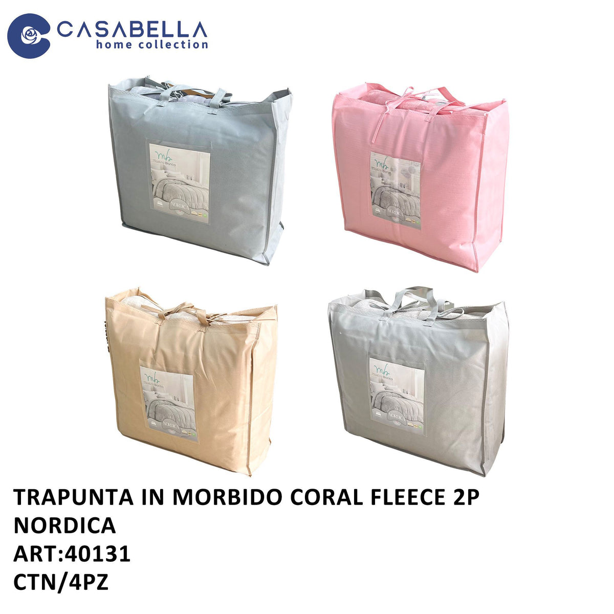Trapunta in Mobido Coral Fleece 2P