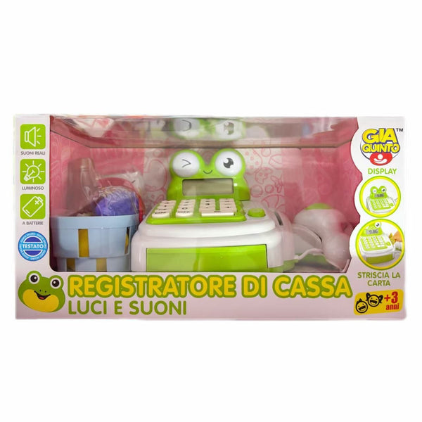 Cucina o negozio giocattolo – REGISTRATORE DI CASSA RANA GV8320