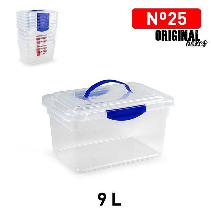 SCATOLA N25 TRASPARENTE 35.5X23.5X20CM