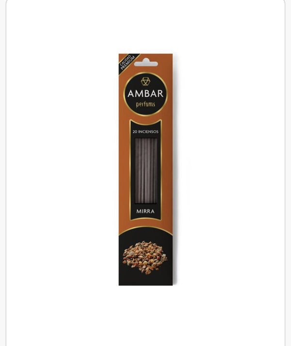 AMBRA INCENSO 20PZ MIRRA