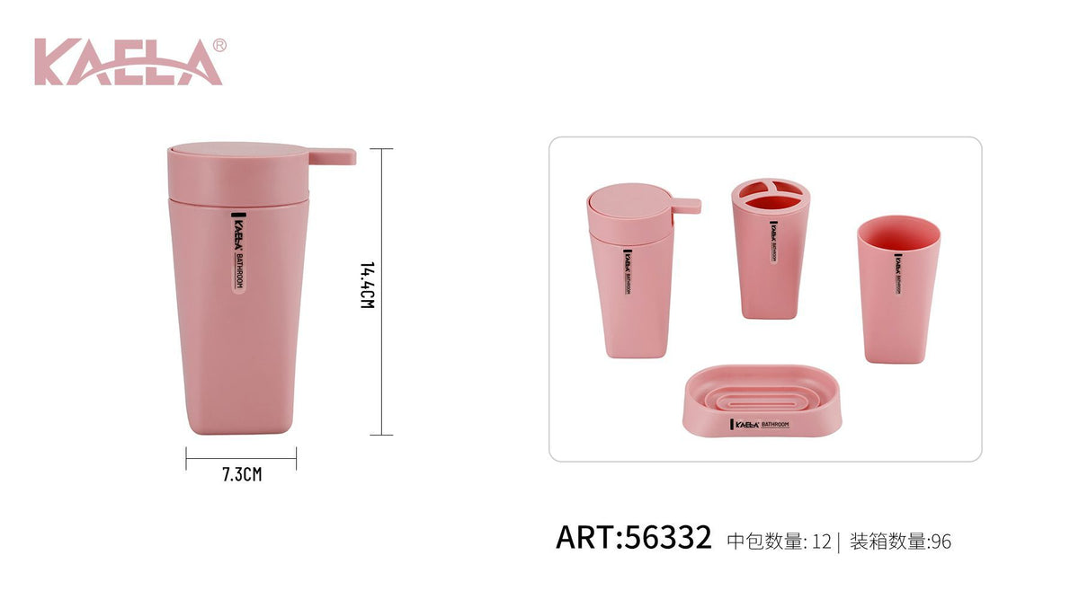 Dispenser per sapone, rosa